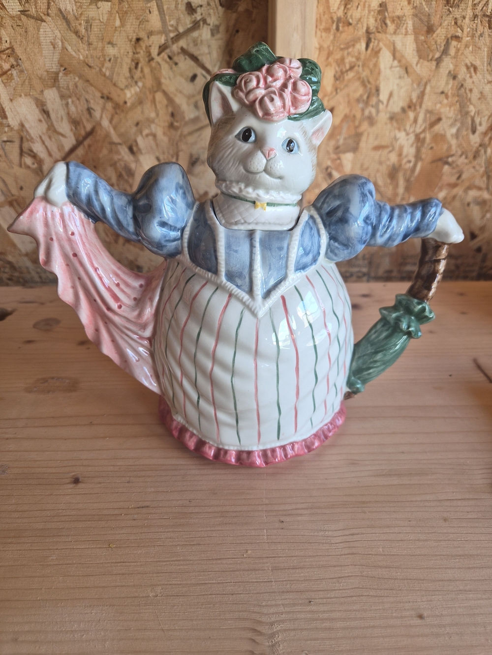 Vintage Fitz & Floyd Kittens of Knightsbridge Tea Pot EUC 1988 1.5 qt.